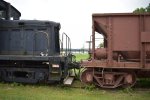 Switcher and Hopper Car